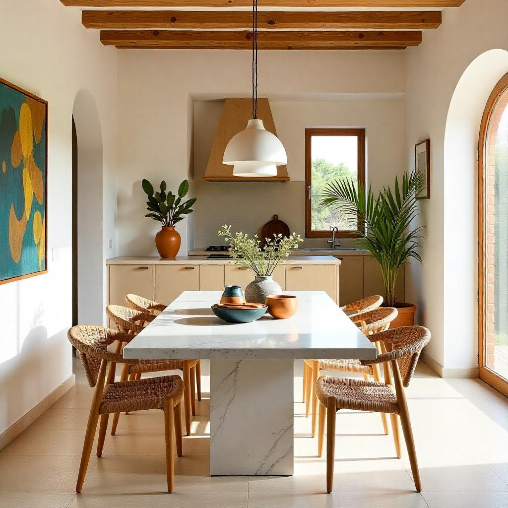 marble dinning table